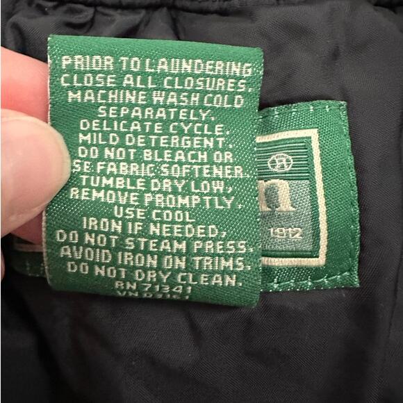 L.L. Bean Navy and Black Insulated Snow Pants Women's Size M - Picture 5 of 9